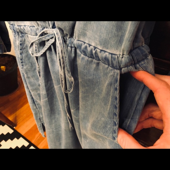 SOLD Chambray tencel dress - Picture 4 of 5